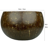 Sahya Dale Coconut Shell Bowl - Hand Made - Salad, Smoothie, Cereal, Ice Cream or Buddha Bowl