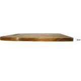 Sahya Dale Mango Wood Cutting Board with Handle 33cm x 23cm x 2cm- Best Kitchen Reversible Chopping Board for Meat Cheese and Vegetables