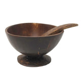 Sahya Dale Coconut Shell Ice Cream Cup/Bowl with Spoon - Natural - Organic - Hand Made