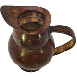 Sahya Dale Coconut Shell Jug - Natural - Hand Made - Tea, Coffee& Water