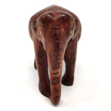 Sahya Dale Wooden Elephant Statue- Hand Made Rose Wood 9cm x 8cm (3inch)