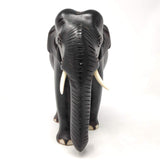 Sahya Dale Wooden Elephant Statue- Hand Made - Made from Mahogany Wood 26cm x 20cm (8inch)