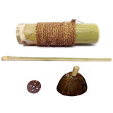 Sahya Dale Bamboo Puttu Maker/Traditional Puttu Kutti/Steamer - Made from Bamboo & Coconut Shells