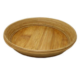 Sahya Dale Bamboo Serving Tray Round(25cm Diameter)- Tea- Coffee- Organic - Hand Made - Made from Bamboo
