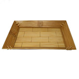 Sahya Dale Bamboo Serving Tray Rectangle(28cm x 20cm)- Tea- Coffee- Organic - Hand Made - Made from Bamboo