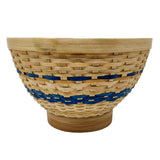 Sahya Dale Bamboo Basket (18cm Diameter) - Multipurpose - Vegetables- Fruits- Chapati - Hand Made