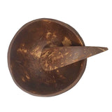 Sahya Dale Coconut Shell Ice Cream Cup/Bowl with Spoon - Natural - Organic - Hand Made
