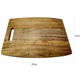 Sahya Dale Mango Wood Cutting Board with Handle Big 37cm x 27cm x 2cm- Best Kitchen Reversible Chopping Board for Meat Cheese and Vegetables