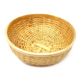 Sahya Dale Bamboo Basket (21cm Diameter) - Multipurpose - Chapati- Paratha - Roti- Hand Made