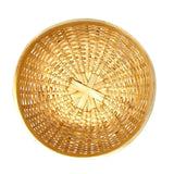 Sahya Dale Bamboo Basket (21cm Diameter) - Multipurpose - Chapati- Paratha - Roti- Hand Made