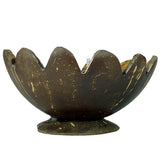Sahya Dale Coconut Shell Candle/Diya - Decorative Natural Candle with Cotton Wick and Wax- Hand Made