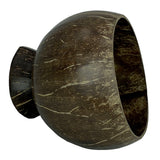 Sahya Dale Coconut Shell Bowl with Base - Hand Made - Salad, Smoothie, Ice Cream or Buddha Bowl