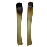 Sahya Dale Bamboo Shoe Horn (Pack of 2) - Hand Made Bamboo Wood Shoe Horn - Helps Put on Shoes