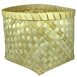 Sahya Dale Bamboo Basket (18cm x 15cm)- Four Corner Square Shape- Multi Purpose- Organic - Hand Made