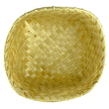 Sahya Dale Bamboo Basket (18cm x 15cm)- Four Corner Square Shape- Multi Purpose- Organic - Hand Made
