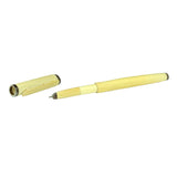Sahya Dale Bamboo Coconut Shell Ball Point Pen Blue- Natural & Eco- Friendly Pen