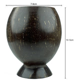 Sahya Dale Coconut Shell Juice Cup - Hand Made - Juice, Shakes and Hot Drink Glass