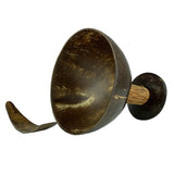 Sahya Dale Coconut Shell Salad Bowl/ Cup with Spoon - Hand Made