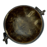 Sahya Dale Coconut Shell Uruli Bowl - Hand Made - Rice- Flower- Brown