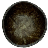 Sahya Dale Coconut Shell Bowl - Centre Matte and Sides Glossy Finish - Salad, Smoothie, Cereal and Ice Cream Bowl, Brown
