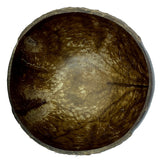 Sahya Dale Coconut Shell Bowl - Matte and Glossy Finish - Salad, Smoothie, Cereal and Ice Cream Bowl, Brown