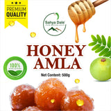 Sahya Dale Honey Amla 500g- Mix of 100% Pure Honey and Indian Gooseberry- Product of The Western Ghats