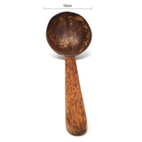 Sahya Dale Coconut Rice Serving Spoon/Ladle/Spatula - Hand Made - Made from Coconut Shell and Wood