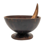 Sahya Dale Coconut Shell Ice Cream Cup/Bowl with Spoon - Natural - Organic - Hand Made