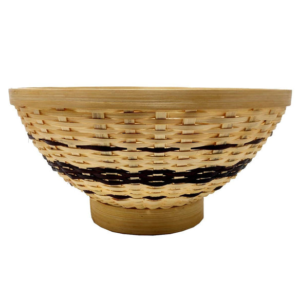 Sahya Dale Bamboo Multipurpose Basket (25cm Diameter)- Vegetable- Fruits - Organic - Hand Made