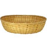 Sahya Dale Bamboo Basket (24cm x 20cm Diameter)- Oval Shape- Multi Purpose- Chapati- Roti- Paratha - Organic - Hand Made - Made from Bamboo