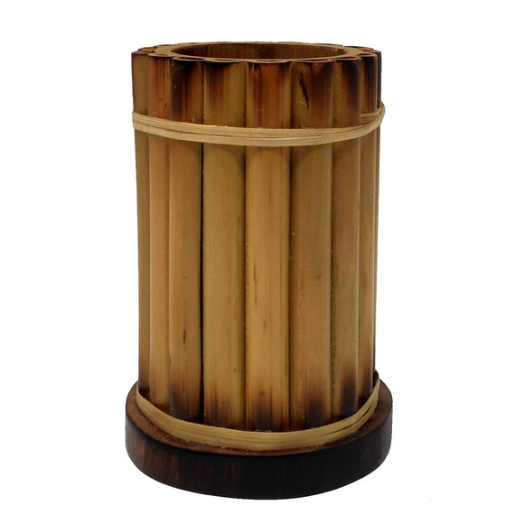 Sahya Dale Bamboo Pen Stand- Office Decoration- Corporate Gift- Bamboo Showpiece