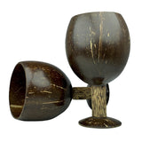 Sahya Dale Coconut  Shell Juice Cup- Hot Drinks, Juice and Shakes Glass