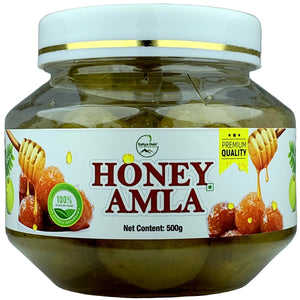 Sahya Dale Honey Amla 500g- Mix of 100% Pure Honey and Indian Gooseberry- Product of The Western Ghats