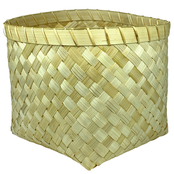Square Bamboo Seashell Basket