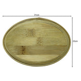 Sahya Dale Bamboo Serving Tray Oval(31cm x23cm) - Hand Made