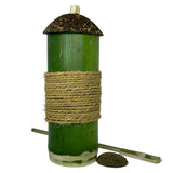 Sahya Dale Bamboo Biriyani Maker/Bamboo Steamer/Bamboo Pipes- Natural- Hand Made - Made from Bamboo & Coconut Shells