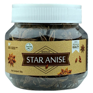 Sahya Dale Whole Star Anise 50g- First Grade Thakkolam- Product of The Western Ghats…